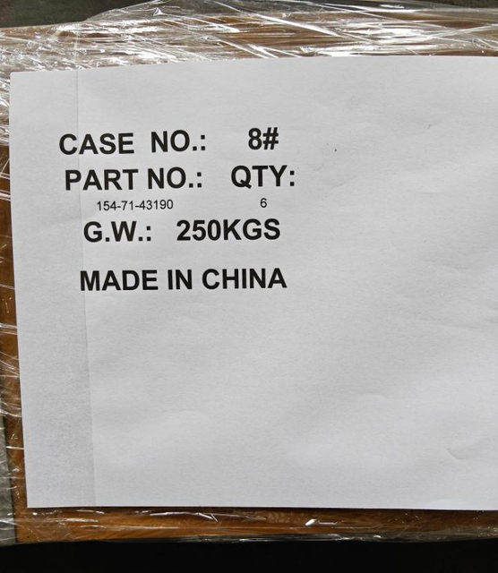 154-71-43190 DBF Cutting Edge Construction machinery parts 