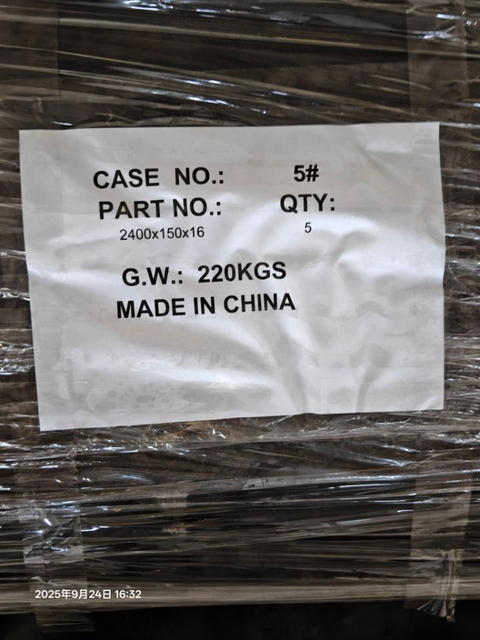 2400x150x16 SBF cutting edge Construction machinery parts 