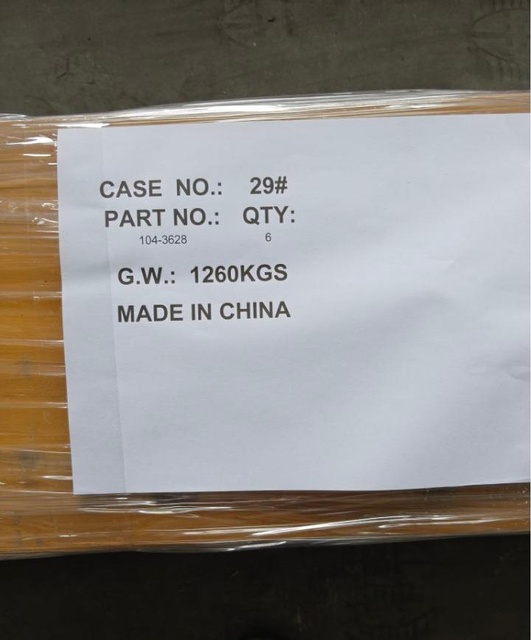 104-3628 DBF Cutting Edge Construction machinery parts 